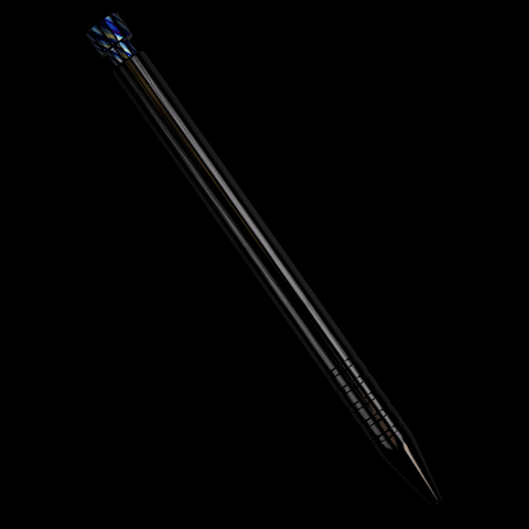 Zirconium Pencil with Titanium Damascus Knock