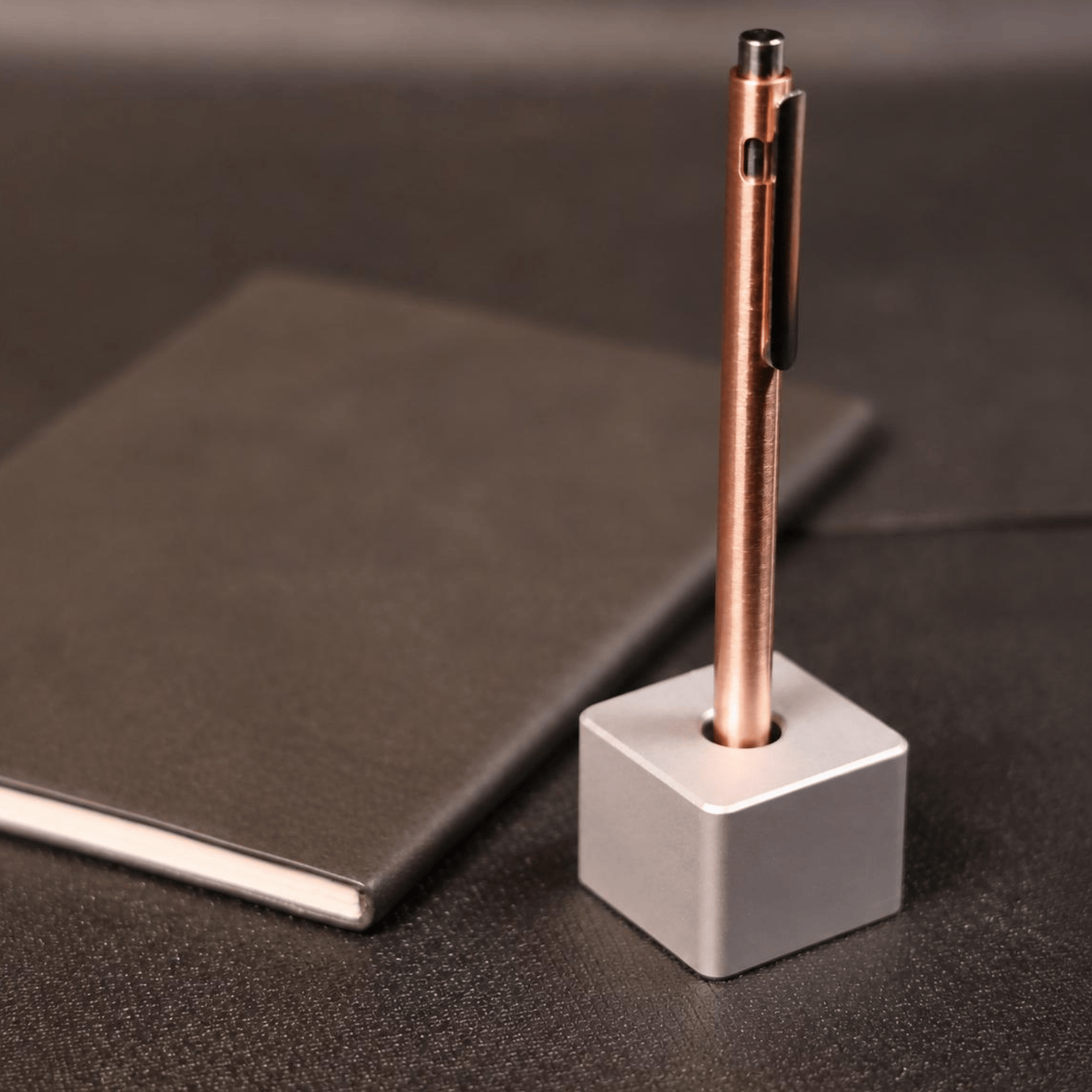 Aluminum Stand and Notebook